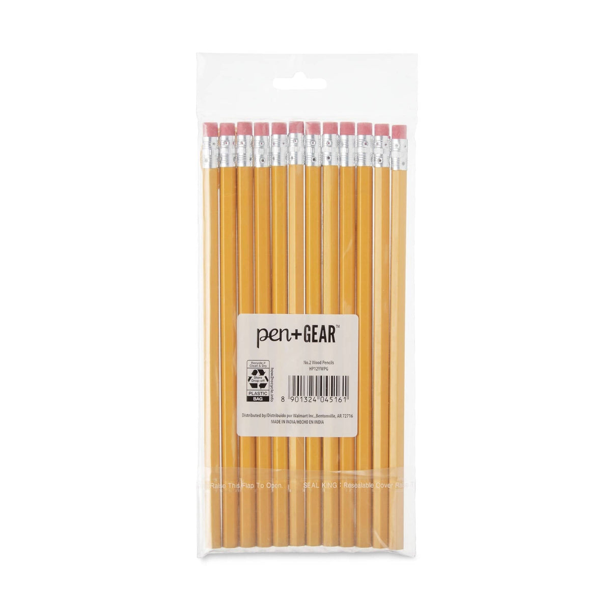 No. 2 Wood Pencils, 12 Count